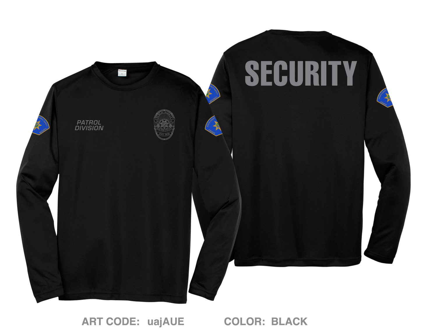 South Coast Public Safety Hi-Tech Performance Unisex LS Tee - uajAUE