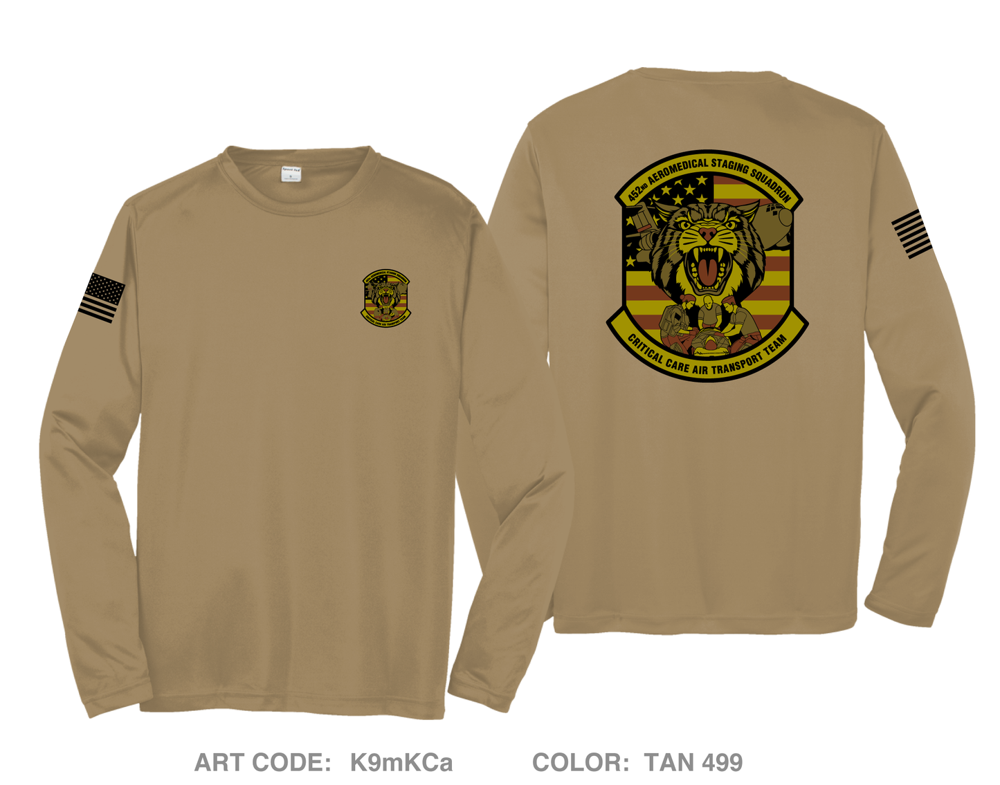 452nd CCATT Hi-Tech Performance Unisex LS Tee - K9mKCa