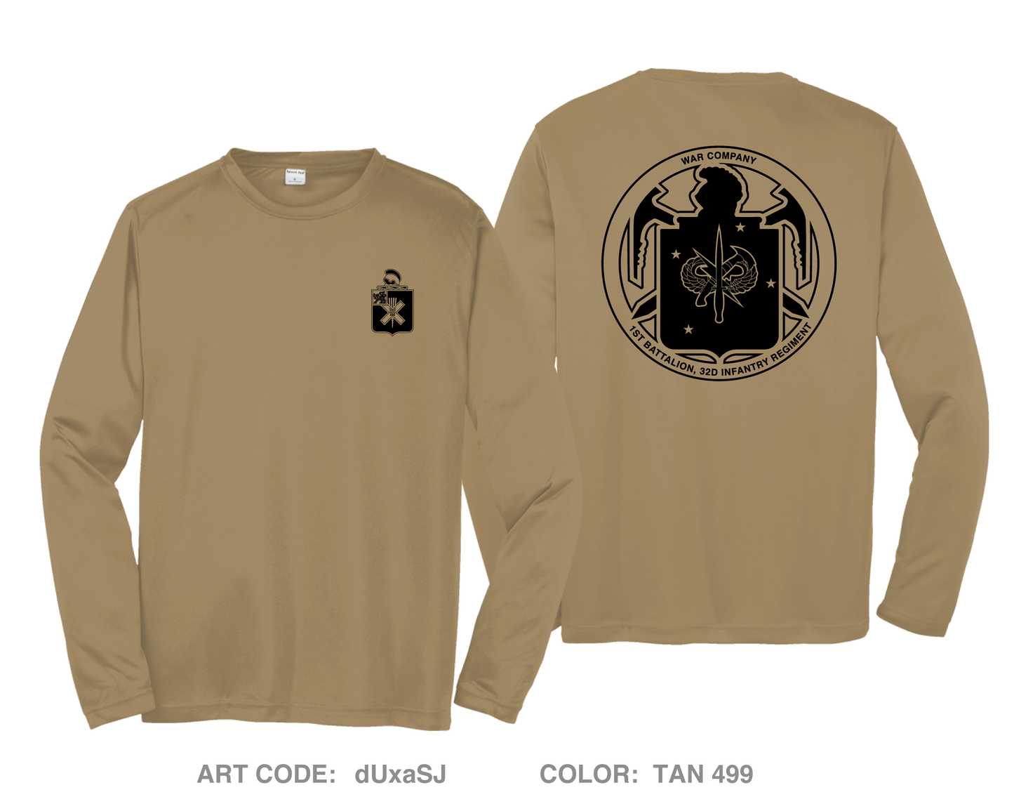 War Company Hi-Tech Performance Unisex LS Tee - dUxaSJ