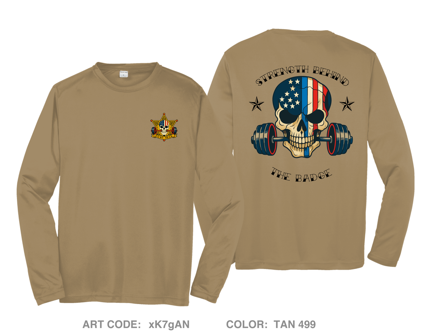 Middlesex County Sheriff SBTB Hi-Tech Performance Unisex LS Tee - xK7gAN