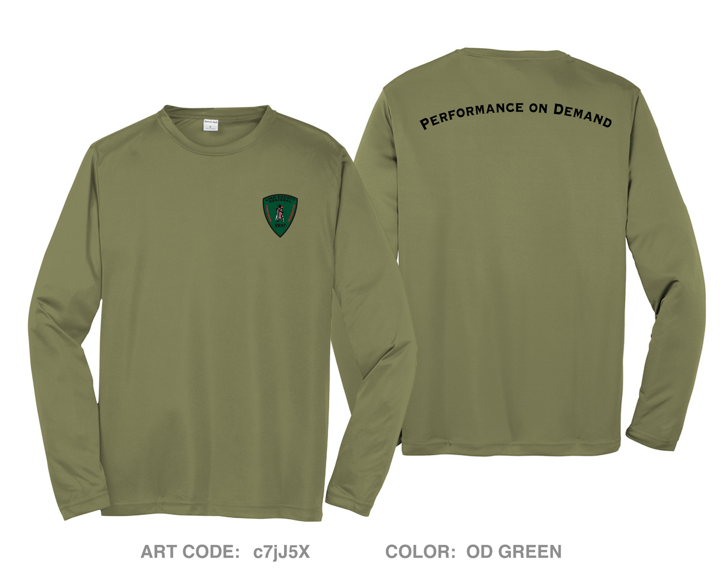 Linn County Regional SWAT Hi-Tech Performance Unisex LS Tee - c7jJ5X