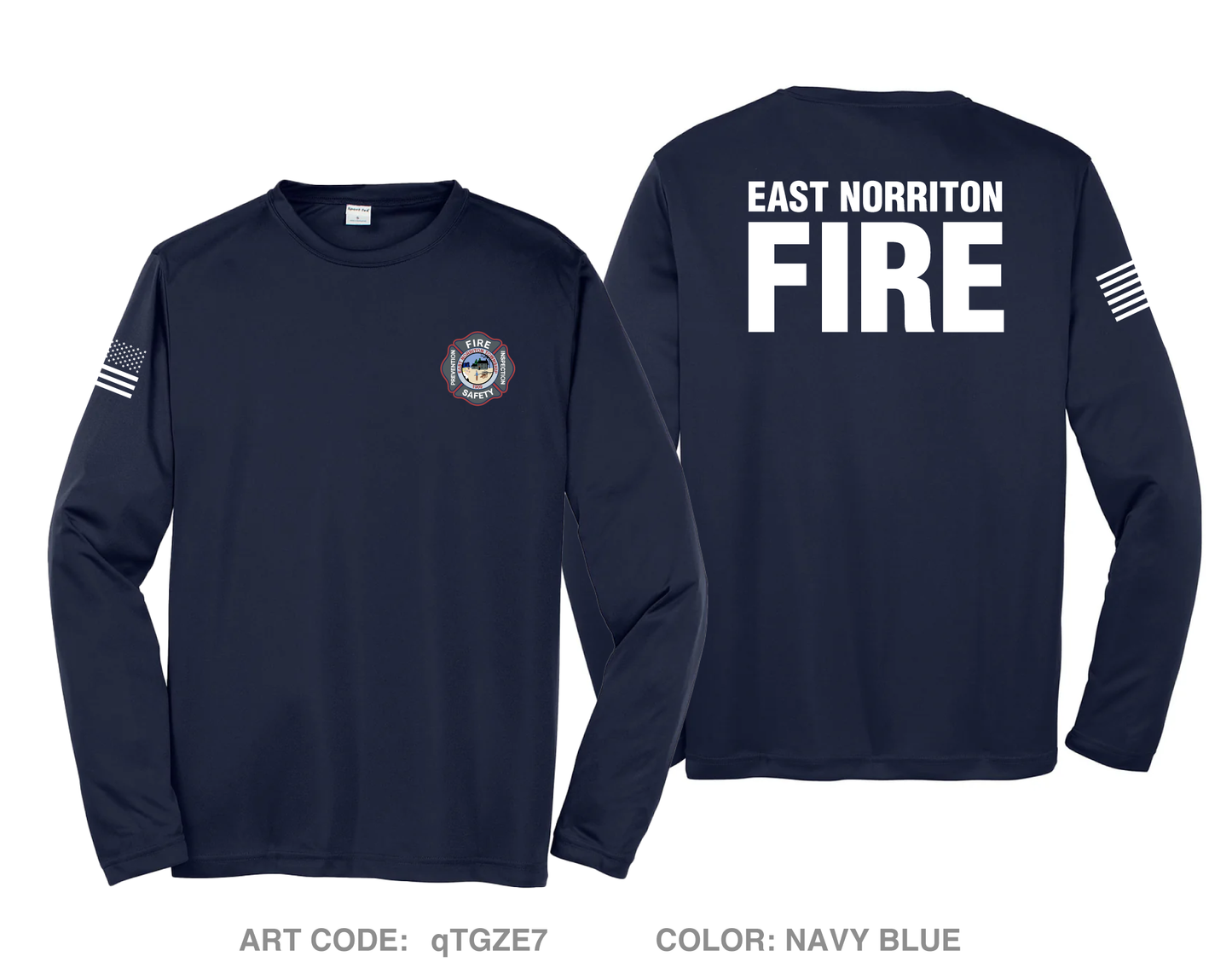 East Norriton Township Hi-Tech Performance Unisex LS Tee - qTGZE7