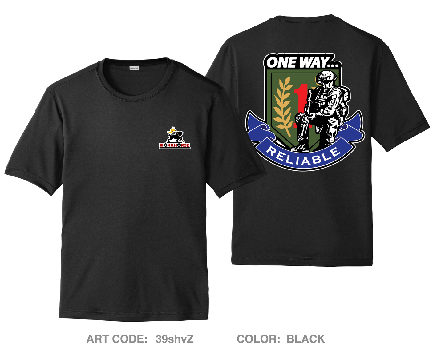 511th Quartermaster Company Hi-Tech Performance Unisex SS Tee - 39shvZ