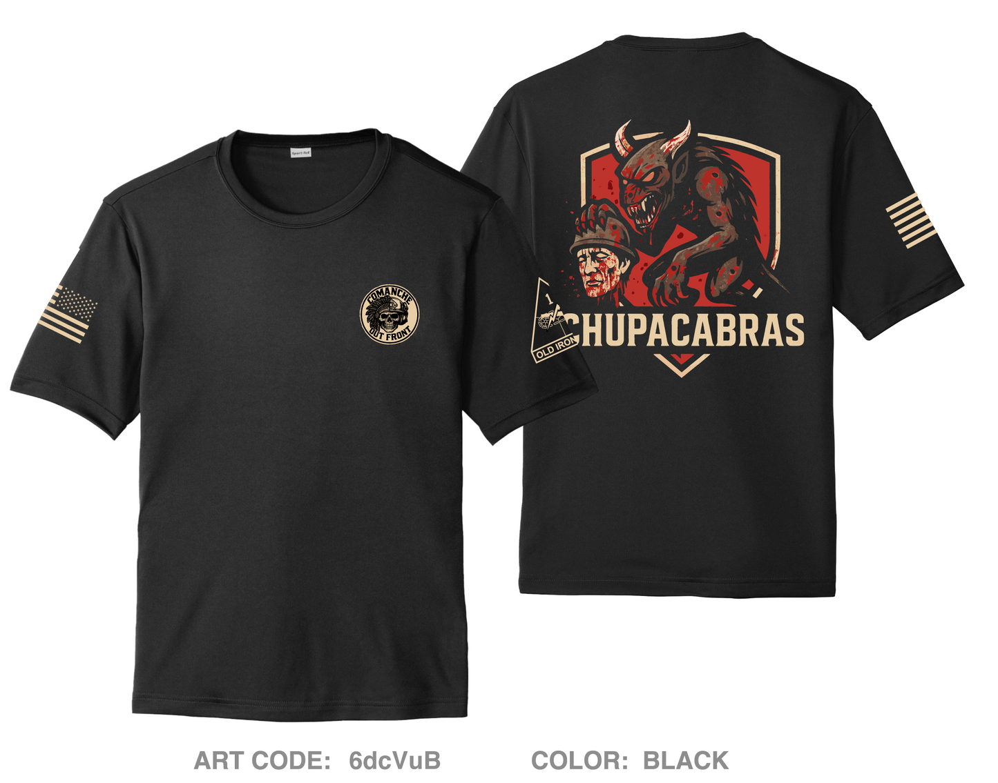 2nd PLT, C-TRP, 6-1 CAV Fundraising Collection Hi-Tech Performance Unisex SS Tee - 6dcVuB