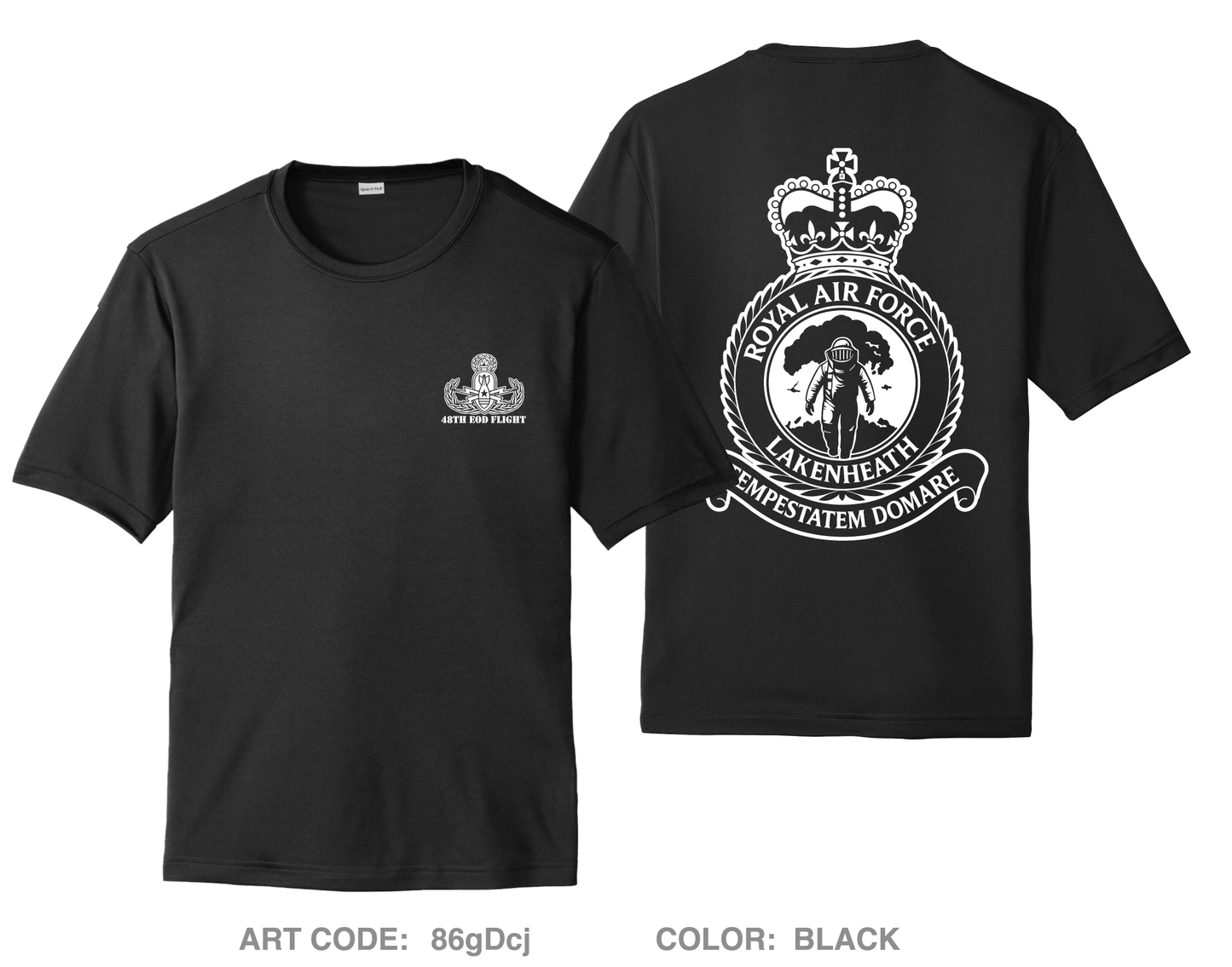 48th EOD Flight Hi-Tech Performance Unisex SS Tee - 86gDcj