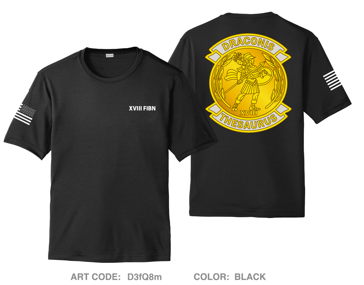 18th Finance BN Hi-Tech Performance Unisex SS Tee - D3fQ8m