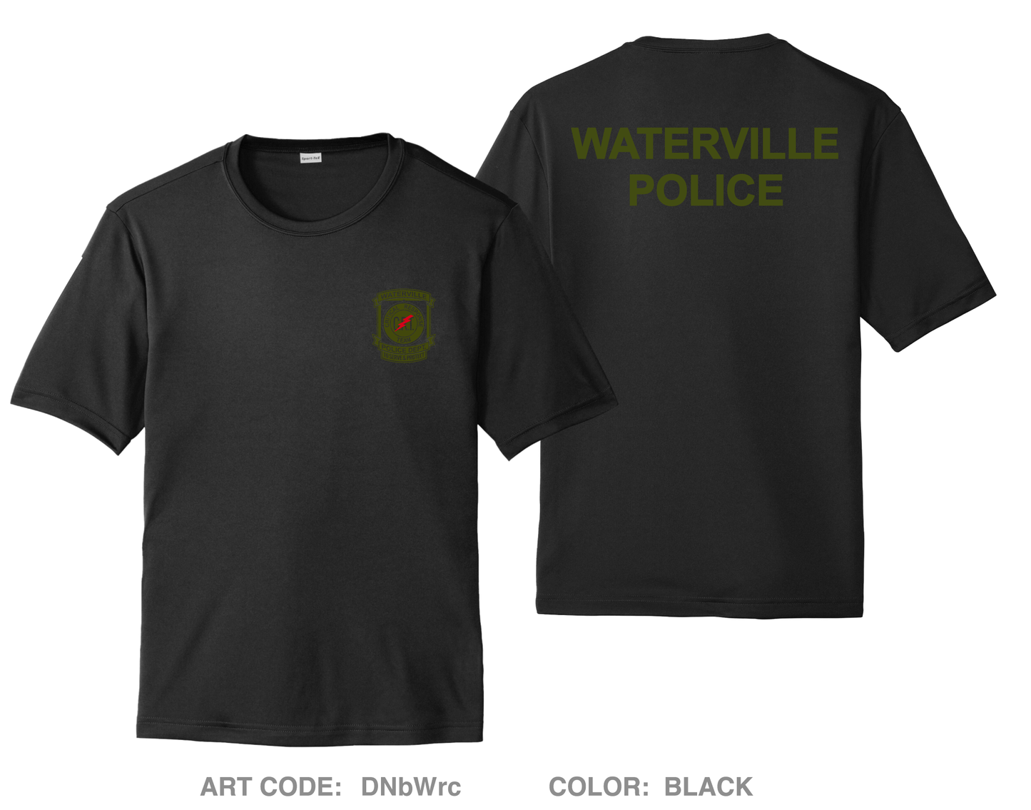 Waterville police Hi-Tech Performance Unisex SS Tee - DNbWrc