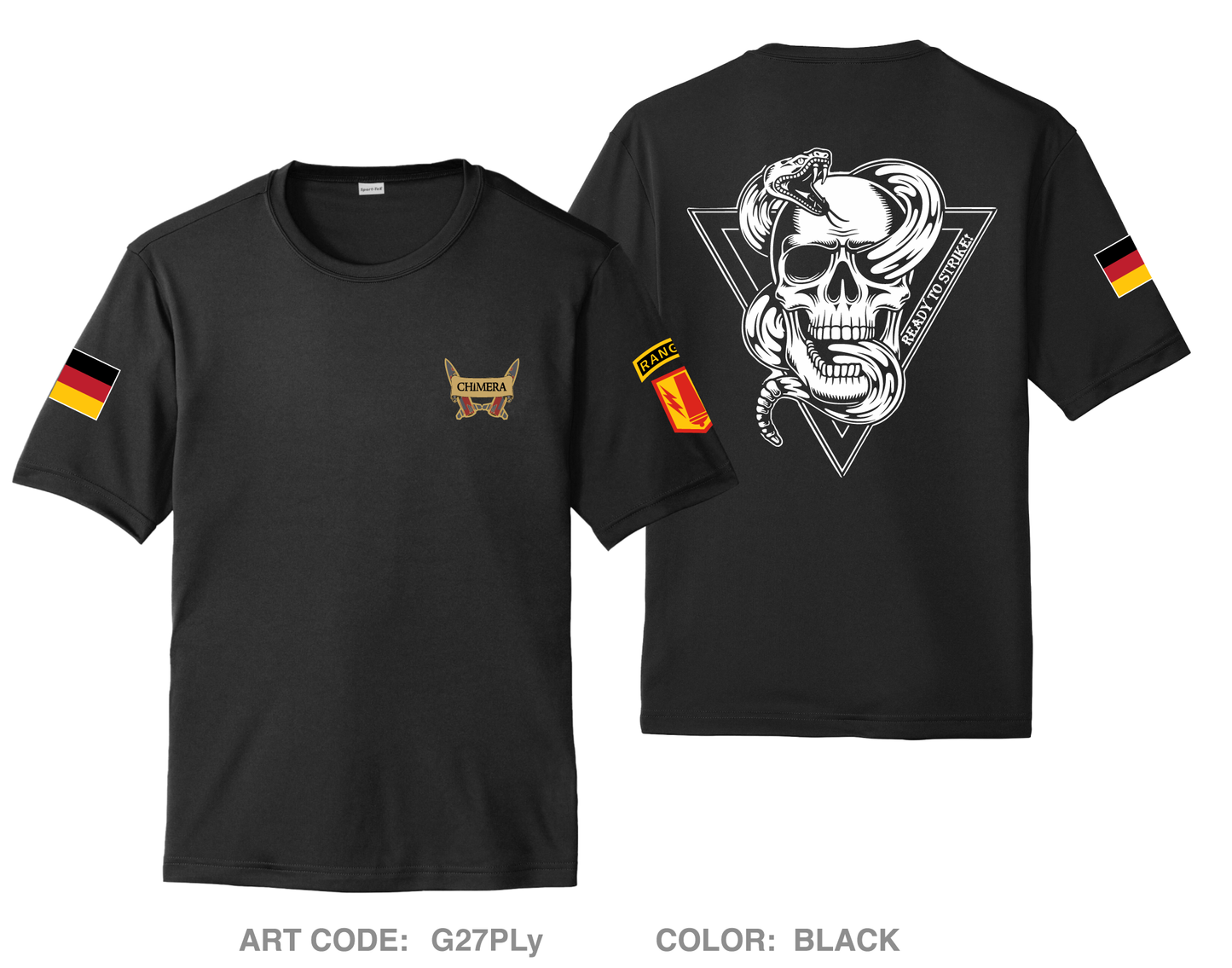 1st Fires, C BTRY, 1-77FAR, 41ST FAB Hi-Tech Performance Unisex SS Tee - G27PLy