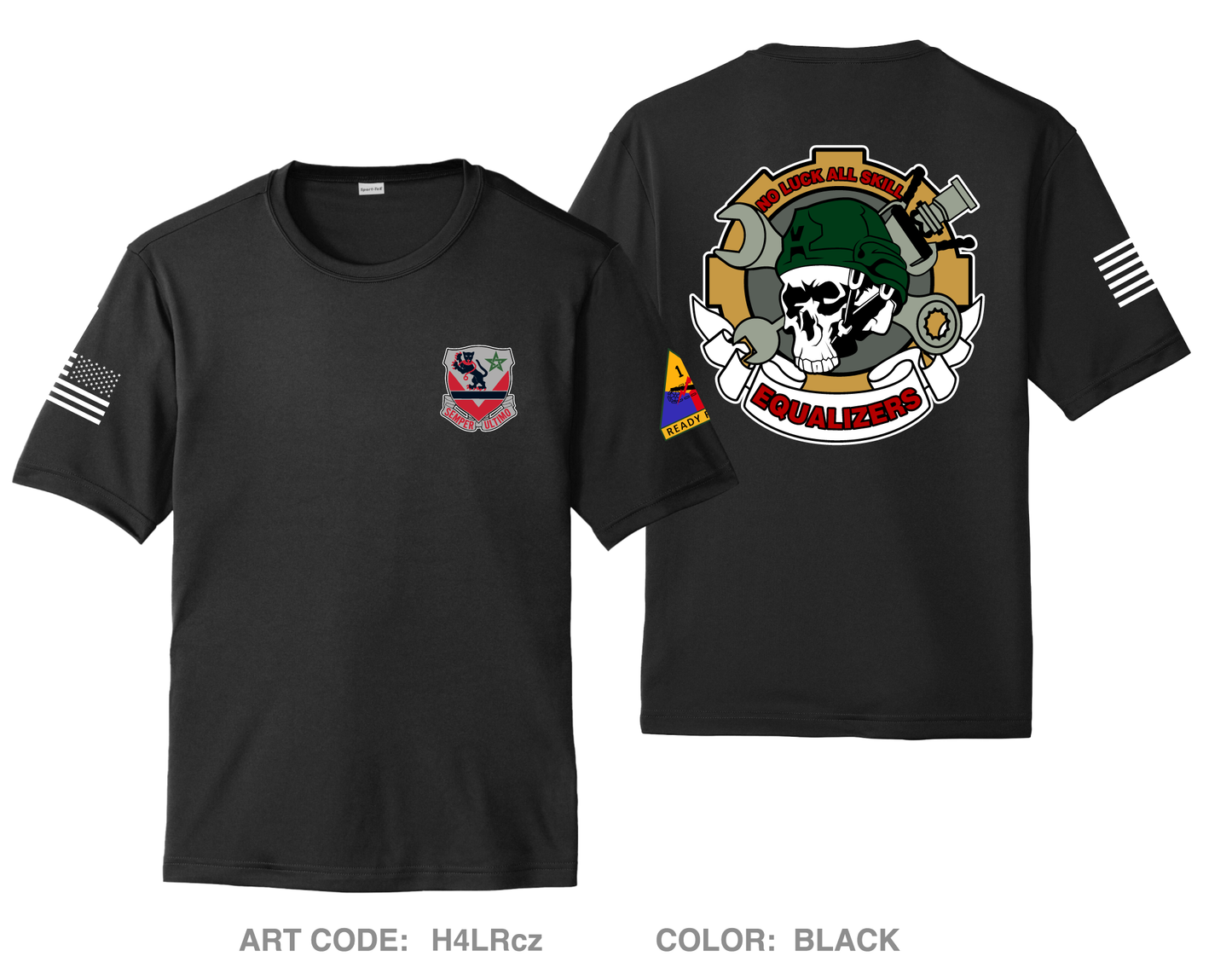 16th FSC, 16th EB, 1/1 AD Hi-Tech Performance Unisex SS Tee - H4LRcz