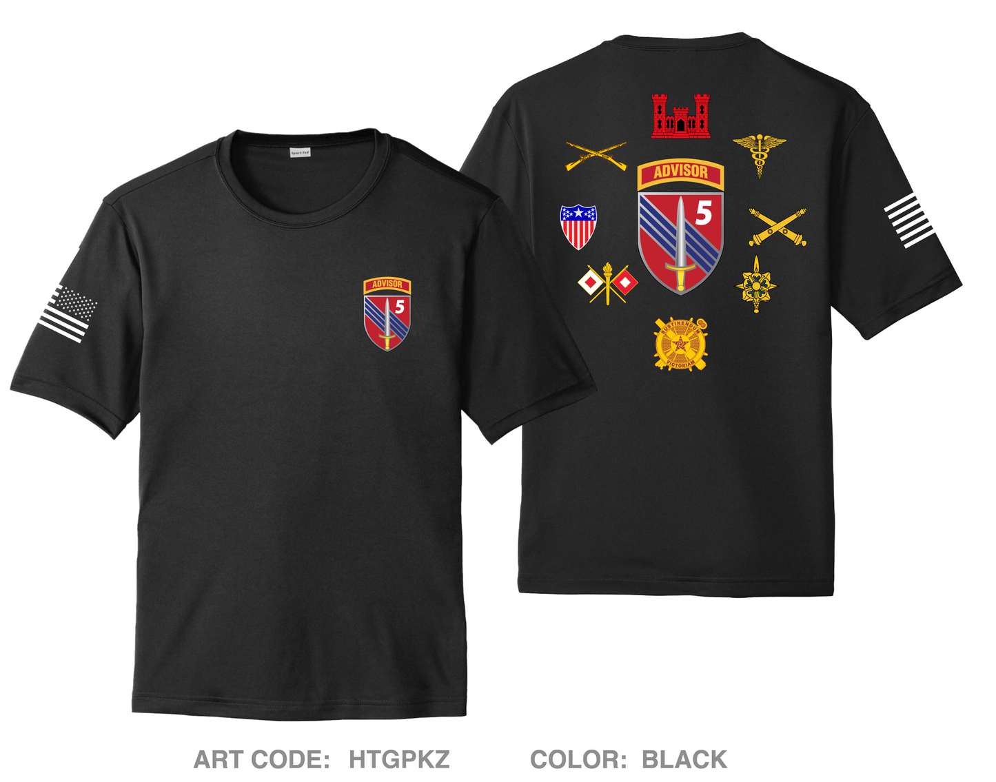 5th BEB, 3rd SFAB Hi-Tech Performance Unisex SS Tee - HTGPKZ