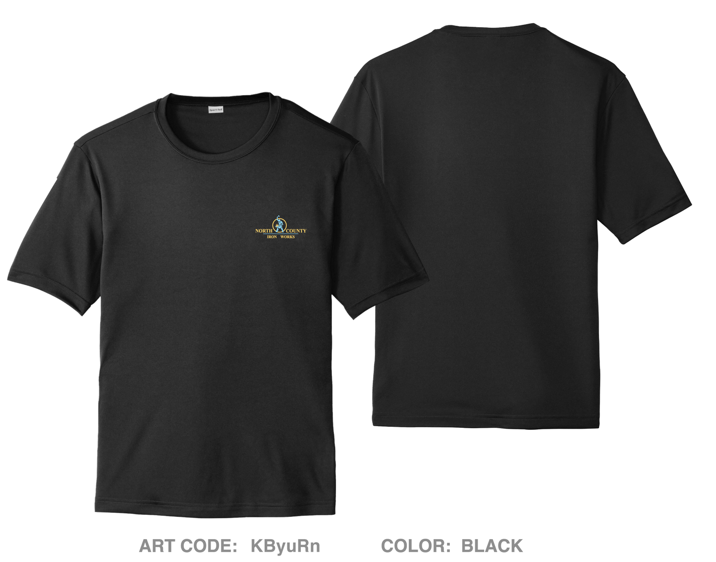 North County Iron Works Hi-Tech Performance Unisex SS Tee - KByuRn