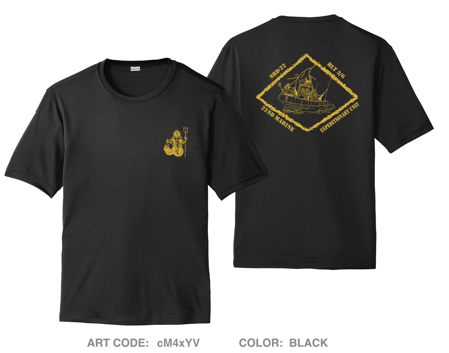 SBD 22 Hi-Tech Performance Unisex SS Tee - cM4xYV
