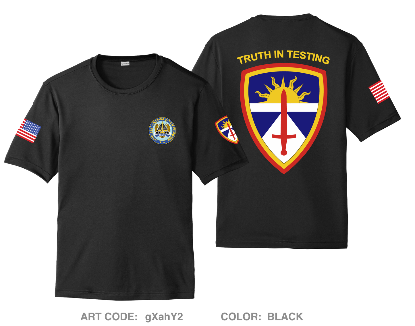 Army Test and Evaluation Command Hi-Tech Performance Unisex SS Tee - gXahY2