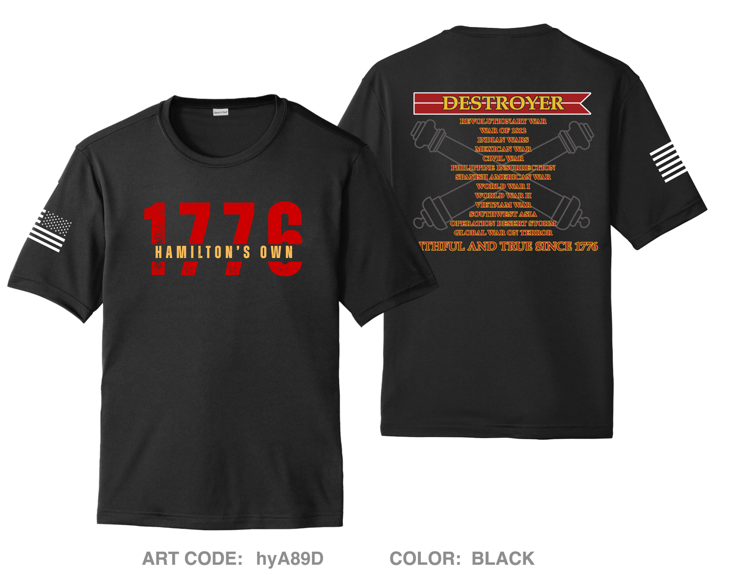 1-5 Field Artillery Battalion Hi-Tech Performance Unisex SS Tee - hyA89D