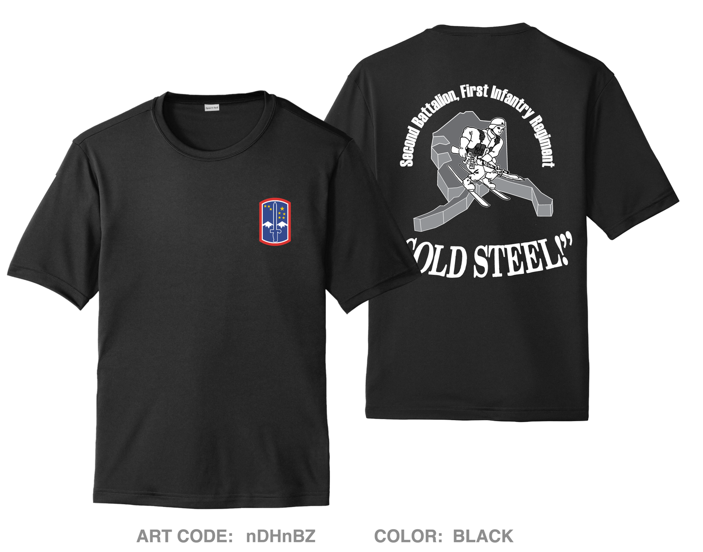 Bravo company 2|1 Infantry Hi-Tech Performance Unisex SS Tee - nDHnBZ
