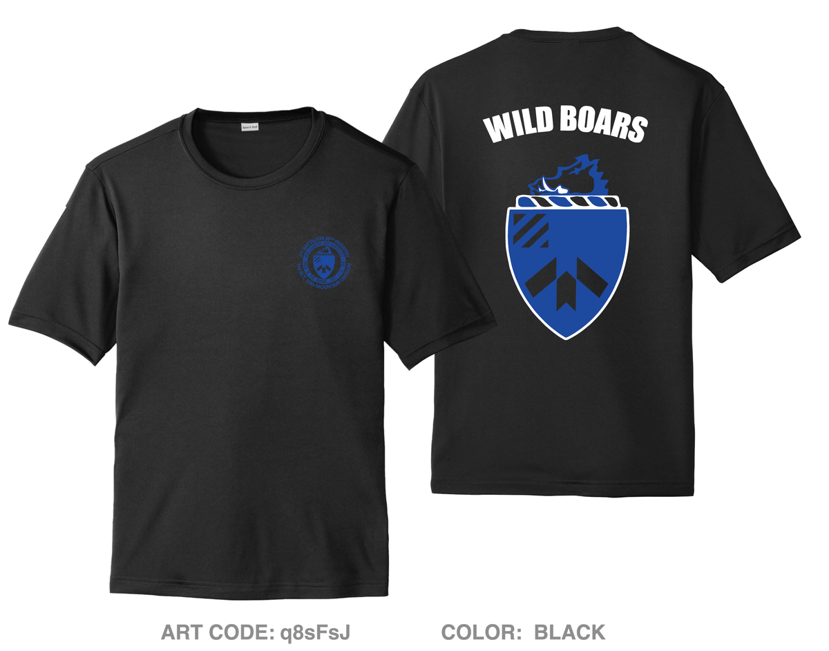 2 BN, 30th IN Fundraising Collection Hi-Tech Performance Unisex SS Tee - q8sFsJ