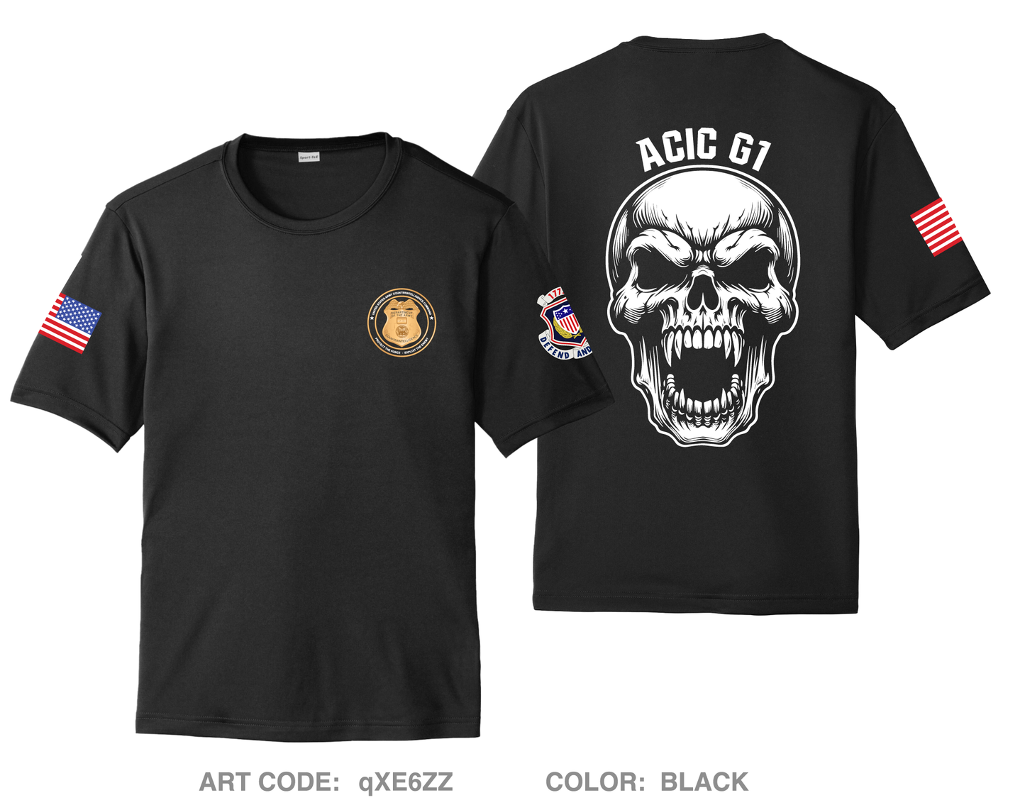 ACIC G1 Hi-Tech Performance Unisex SS Tee - qXE6ZZ