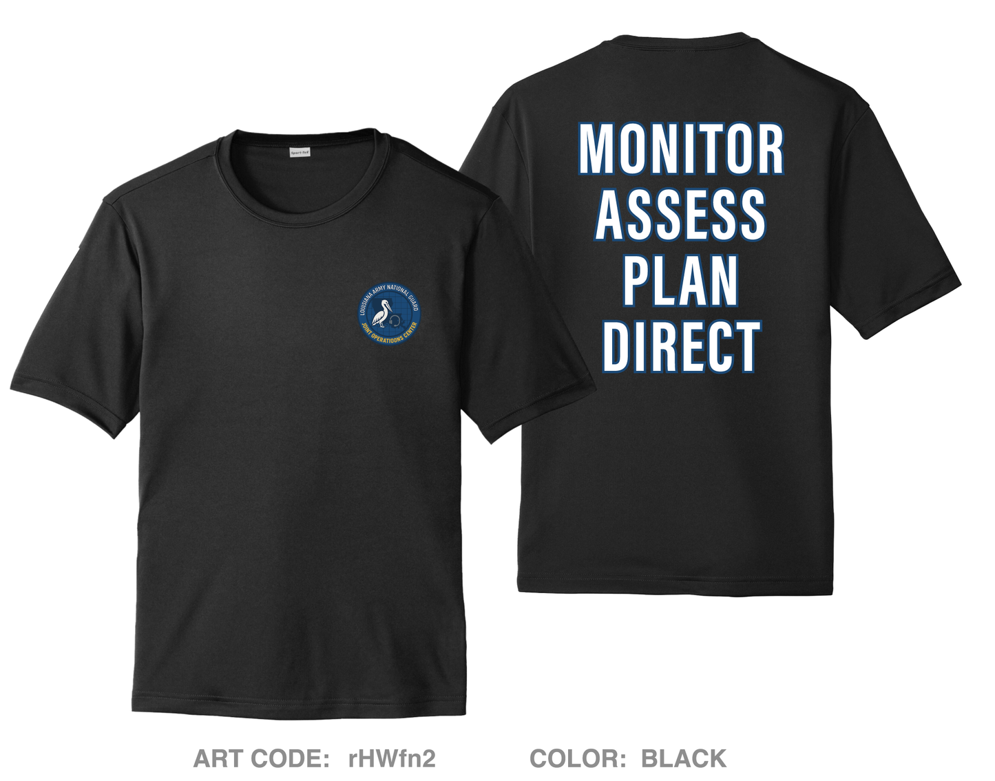 Joint Operations Center Hi-Tech Performance Unisex SS Tee - rHWfn2