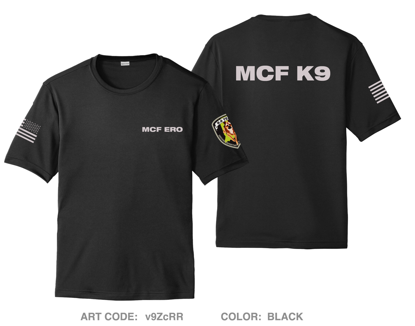 MCF K9 Hi-Tech Performance Unisex SS Tee - v9ZcRR
