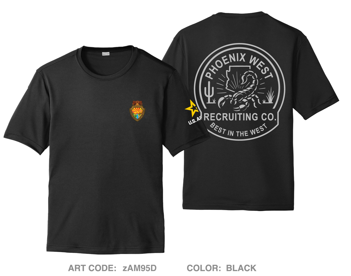 Phoenix West Recruiting Company Hi-Tech Performance Unisex SS Tee - zAM95D