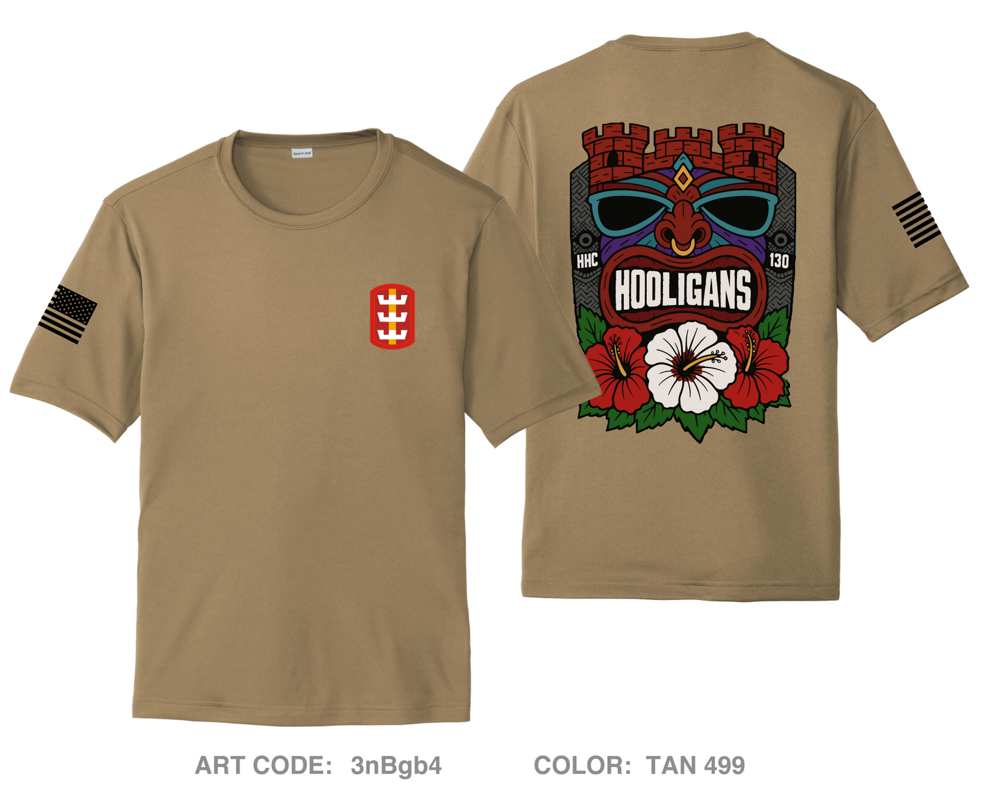 Hooligans Hi-Tech Performance Unisex SS Tee - 3nBgb4