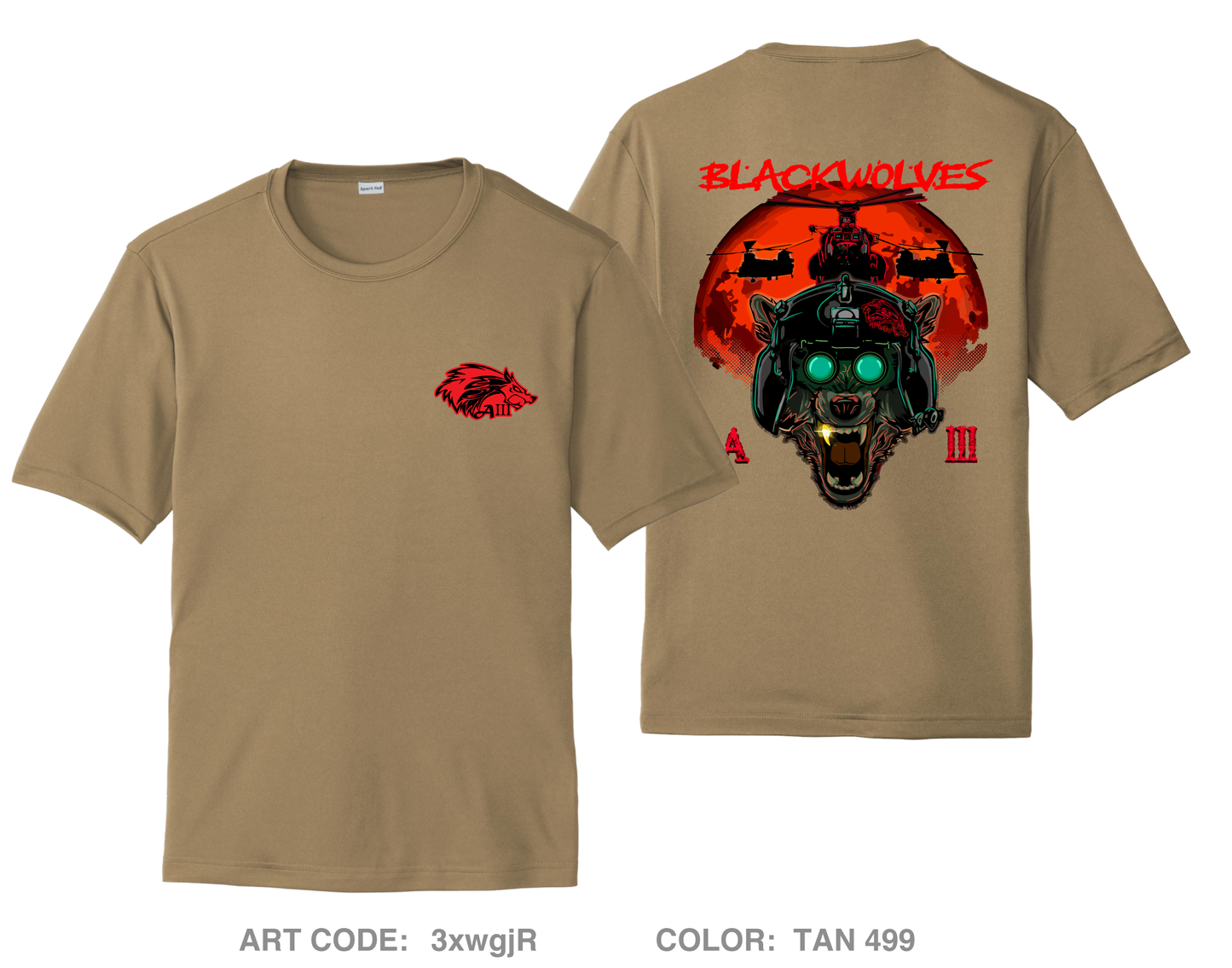 3/160th Hi-Tech Performance Unisex SS Tee - 3xwgjR