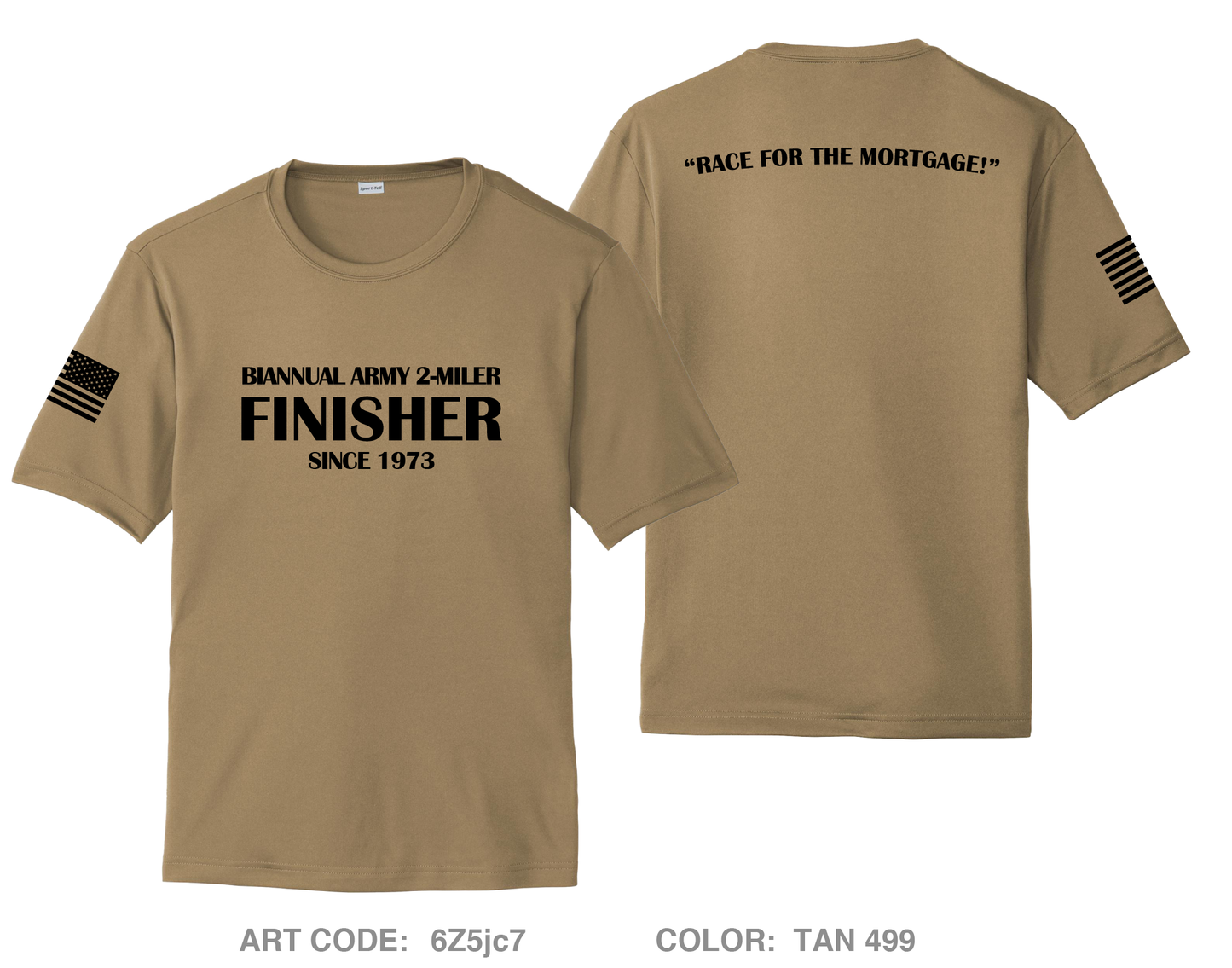 Race for the Mortgage Hi-Tech Performance Unisex SS Tee - 6Z5jc7