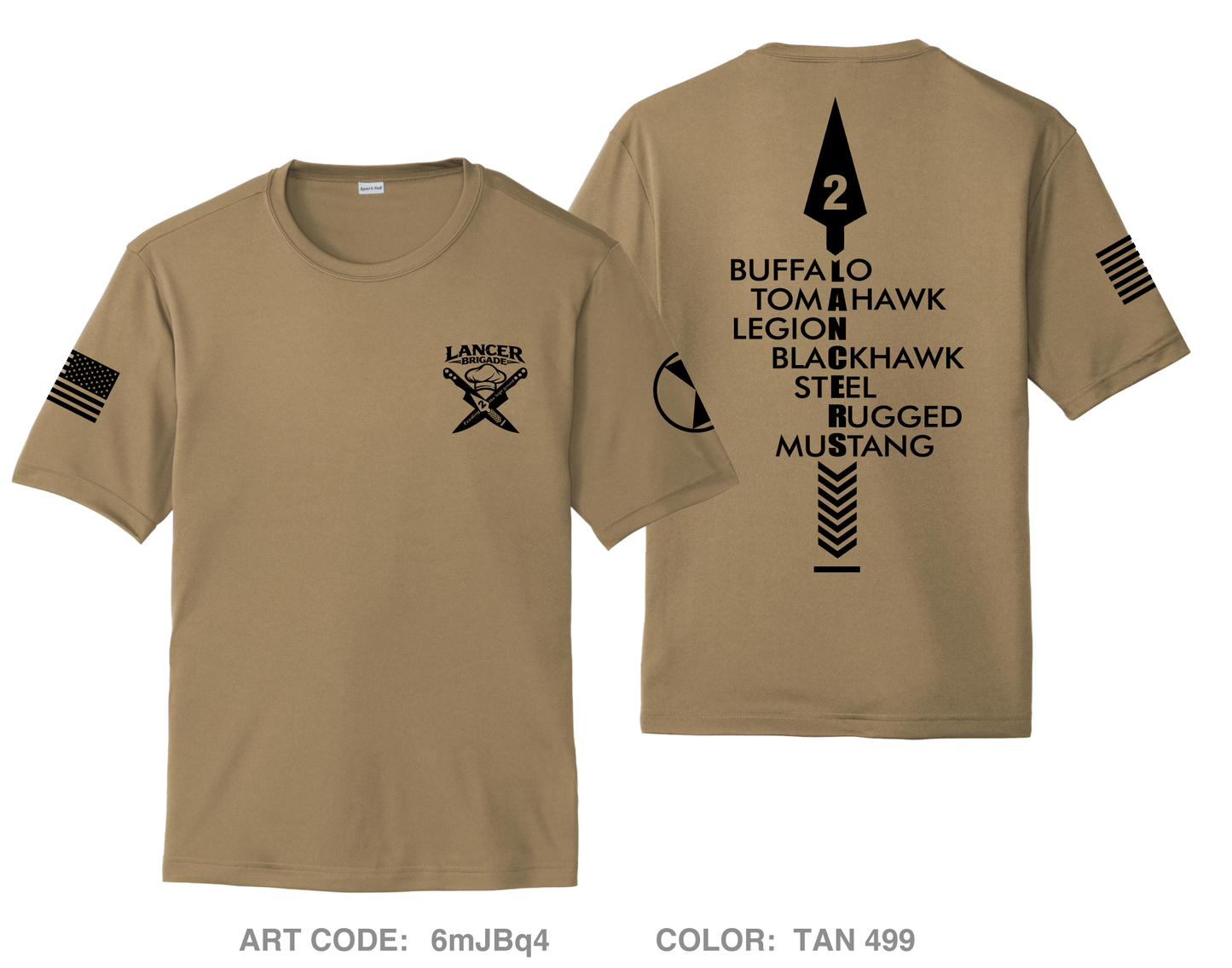 Lancer BDE Hi-Tech Performance Unisex SS Tee - 6mJBq4