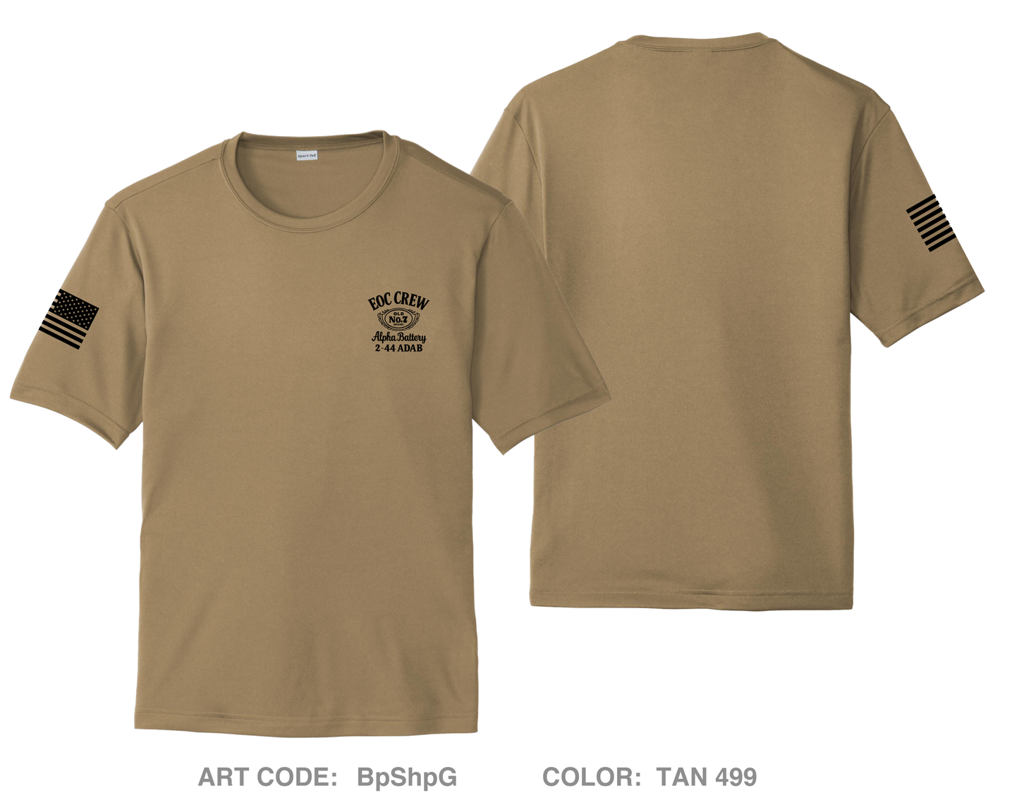 EOC 7 Hi-Tech Performance Unisex SS Tee - BpShpG