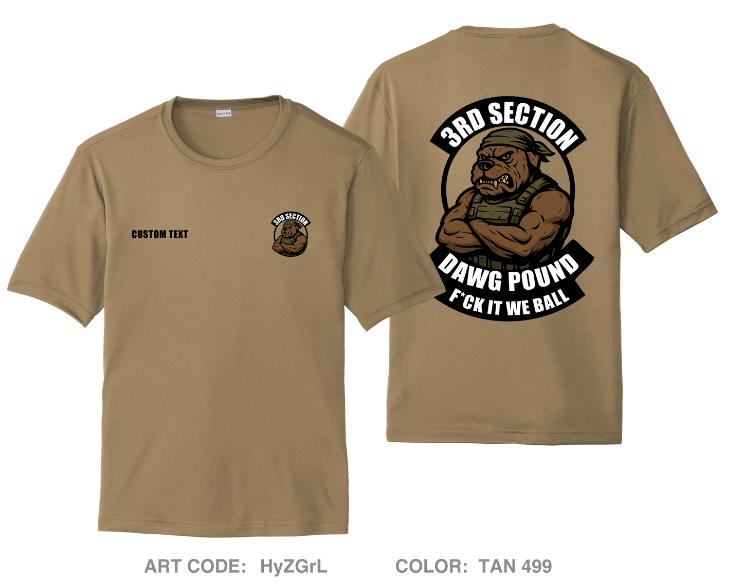 5TH SECTION Hi-Tech Performance Unisex SS Tee - HyZGrL