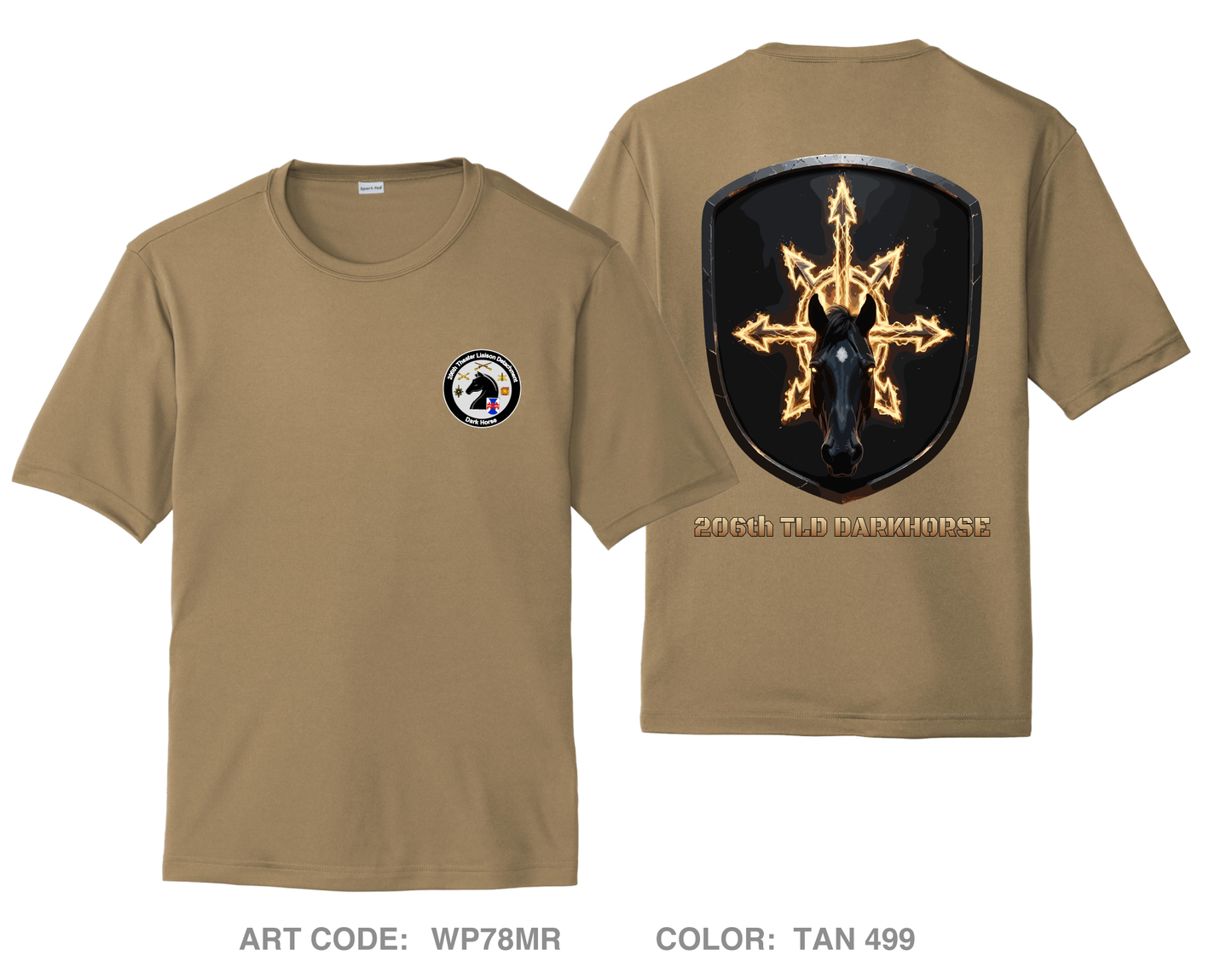 206th Theater Liaison Detachment Hi-Tech Performance Unisex SS Tee - WP78MR