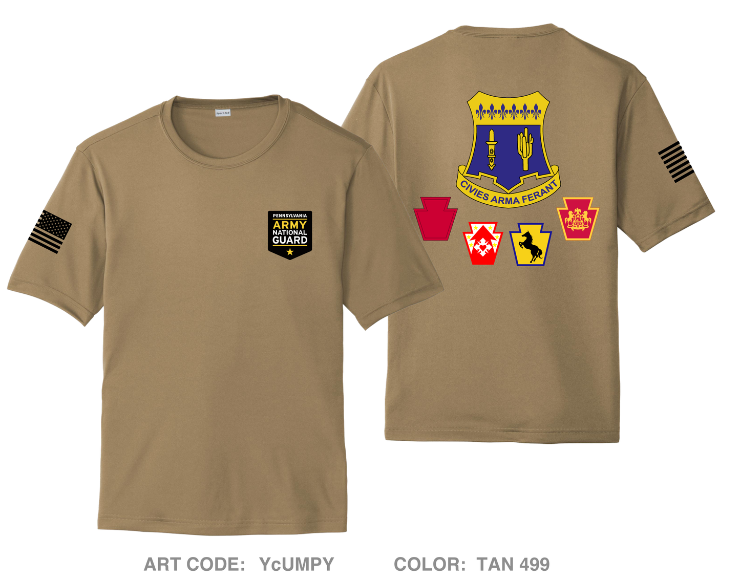 PA Guard Hi-Tech Performance Unisex SS Tee - YcUMPY