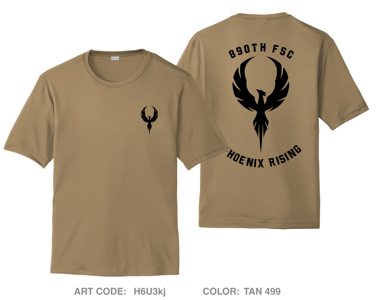 890th FSC Hi-Tech Performance Unisex SS Tee - H6U3kj
