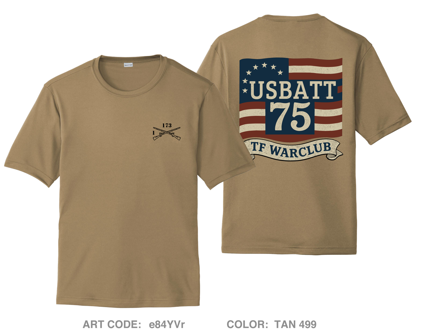 1-173 TF Warclub Fundraising Collection Hi-Tech Performance Unisex SS Tee - e84YVr