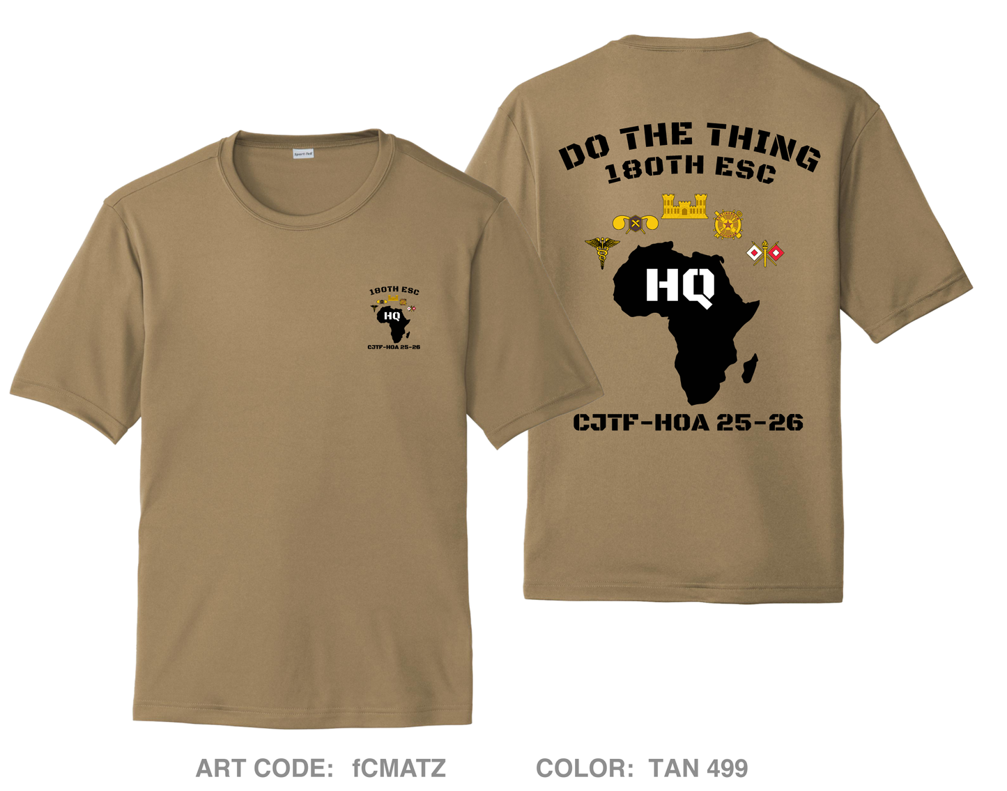 180th Engineers Hi-Tech Performance Unisex SS Tee - fCMATZ