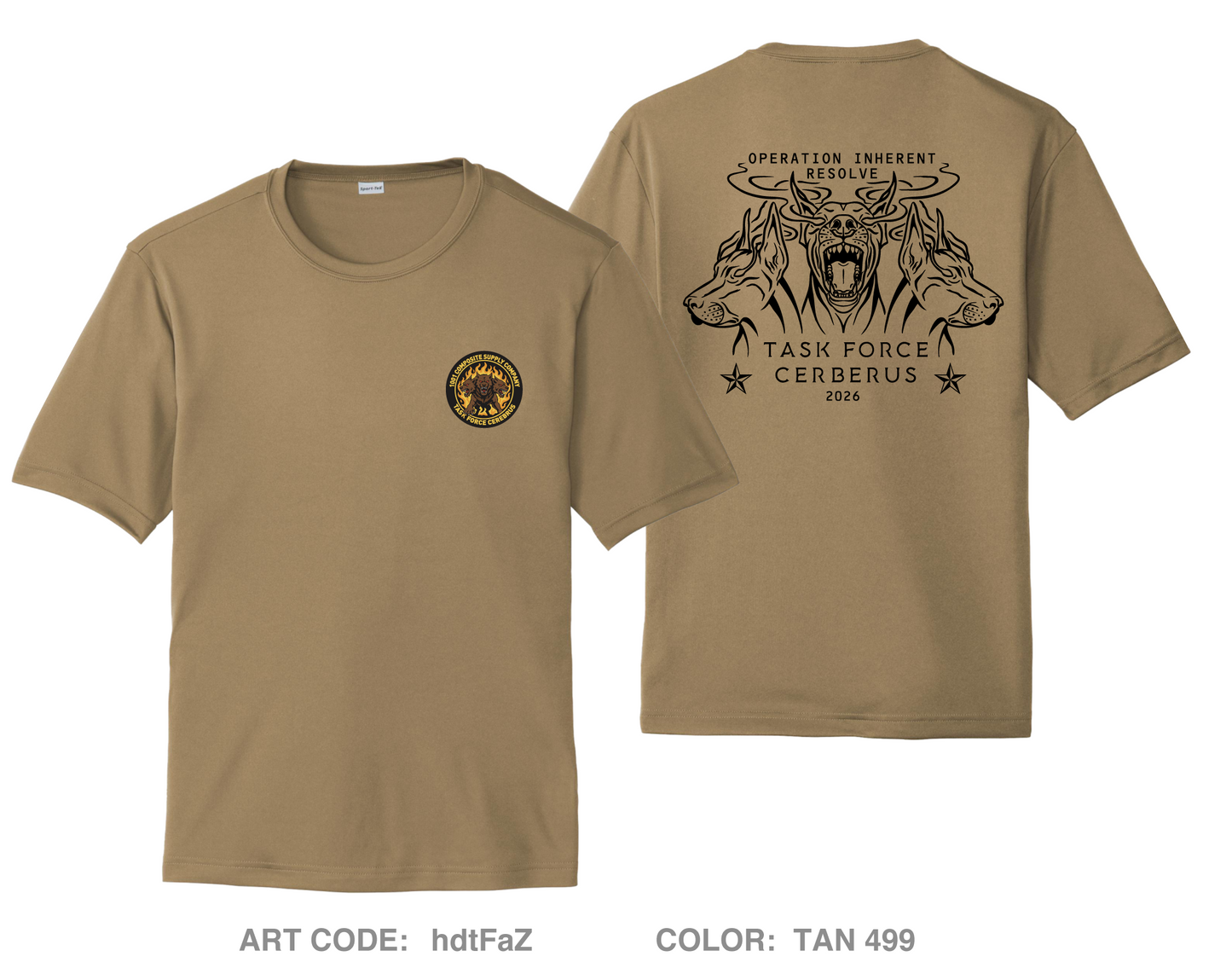 1001st Quartermaster Company Hi-Tech Performance Unisex SS Tee - hdtFaZ