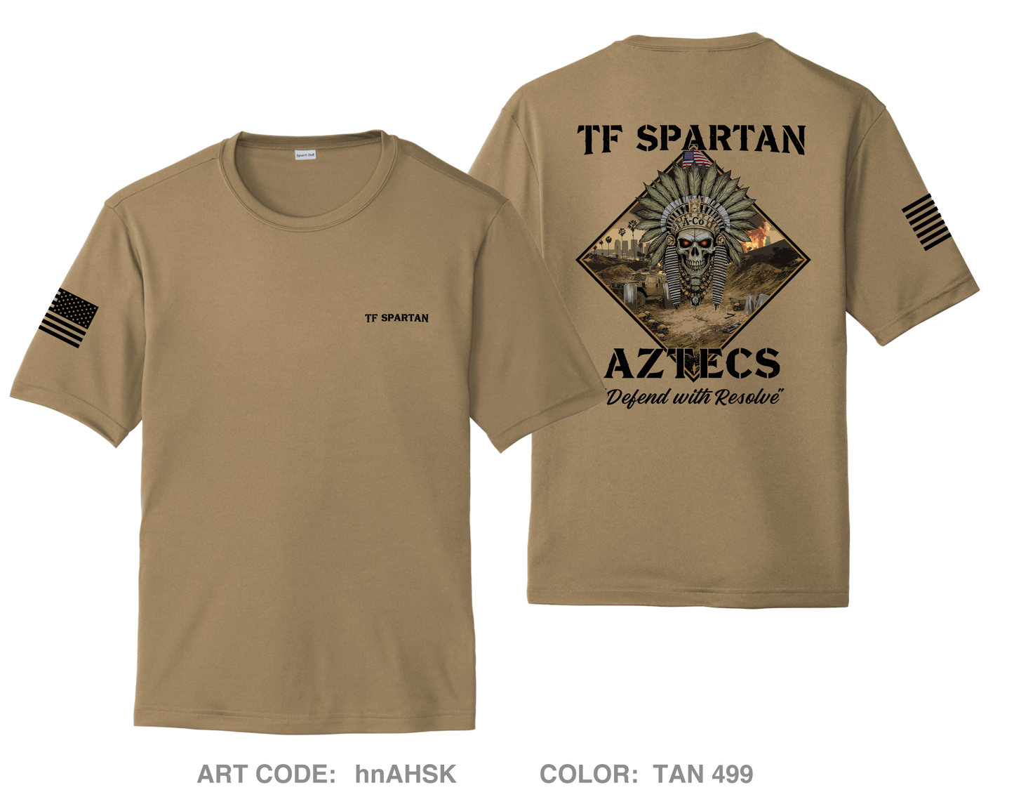 TF Spartan A Co. Hi-Tech Performance Unisex SS Tee - hnAHSK