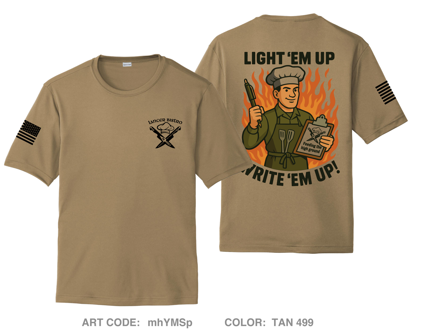Lancer Bistro Hi-Tech Performance Unisex SS Tee - mhYMSp