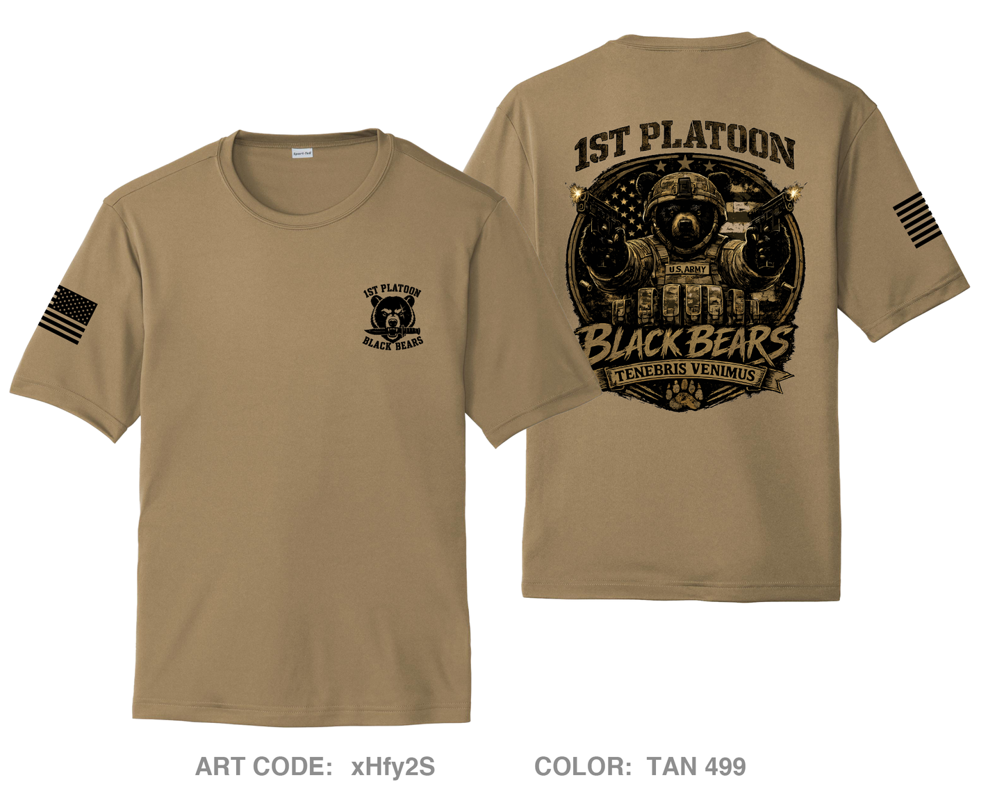 1st Platoon, 94MP Hi-Tech Performance Unisex SS Tee - xHfy2S