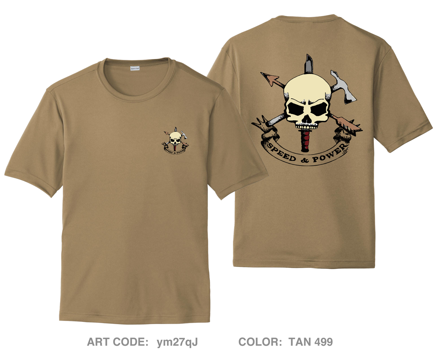 Speed and Power Hi-Tech Performance Unisex SS Tee - ym27qJ