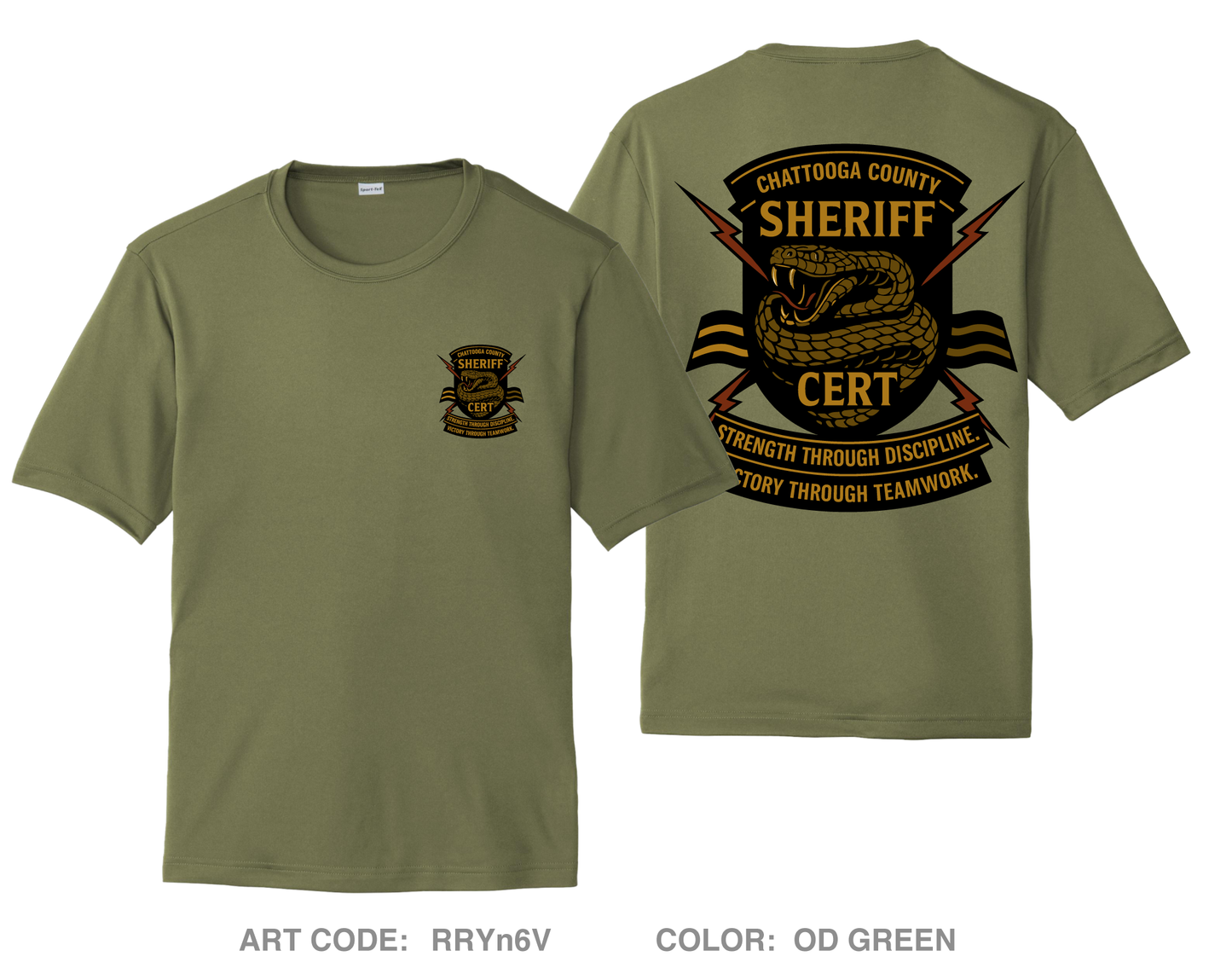 CCSO Collection Store 3 Hi-Tech Performance Unisex SS Tee - RRYn6V