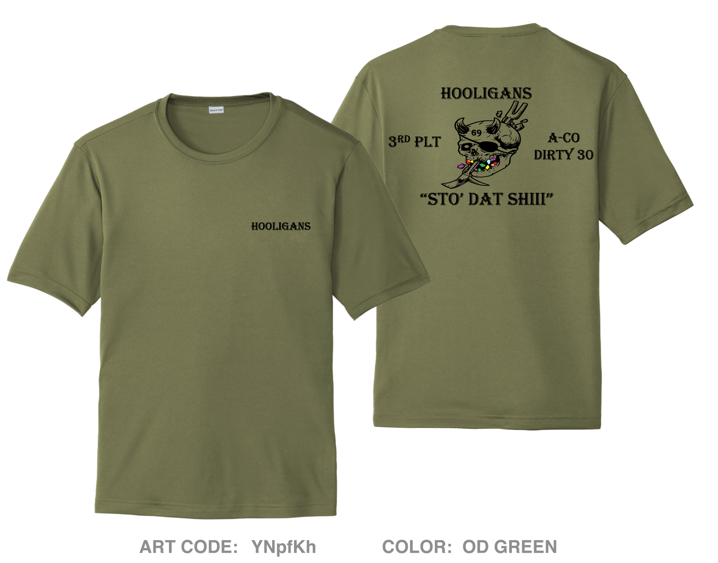 HOOLIGANS Store 1 Hi-Tech Performance Unisex SS Tee - YNpfKh