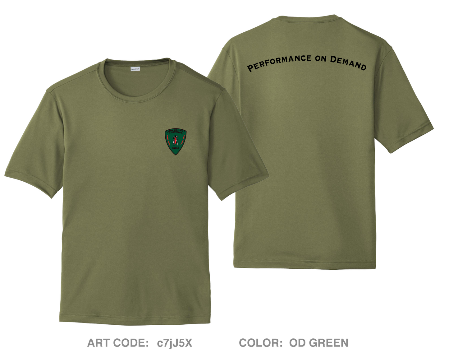 Linn County Regional SWAT Hi-Tech Performance Unisex SS Tee - c7jJ5X