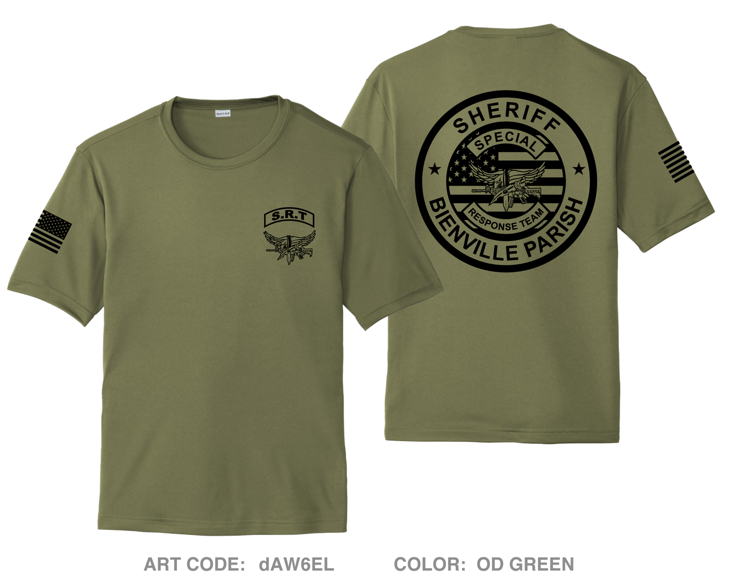 Bienville SRT Hi-Tech Performance Unisex SS Tee - dAW6EL