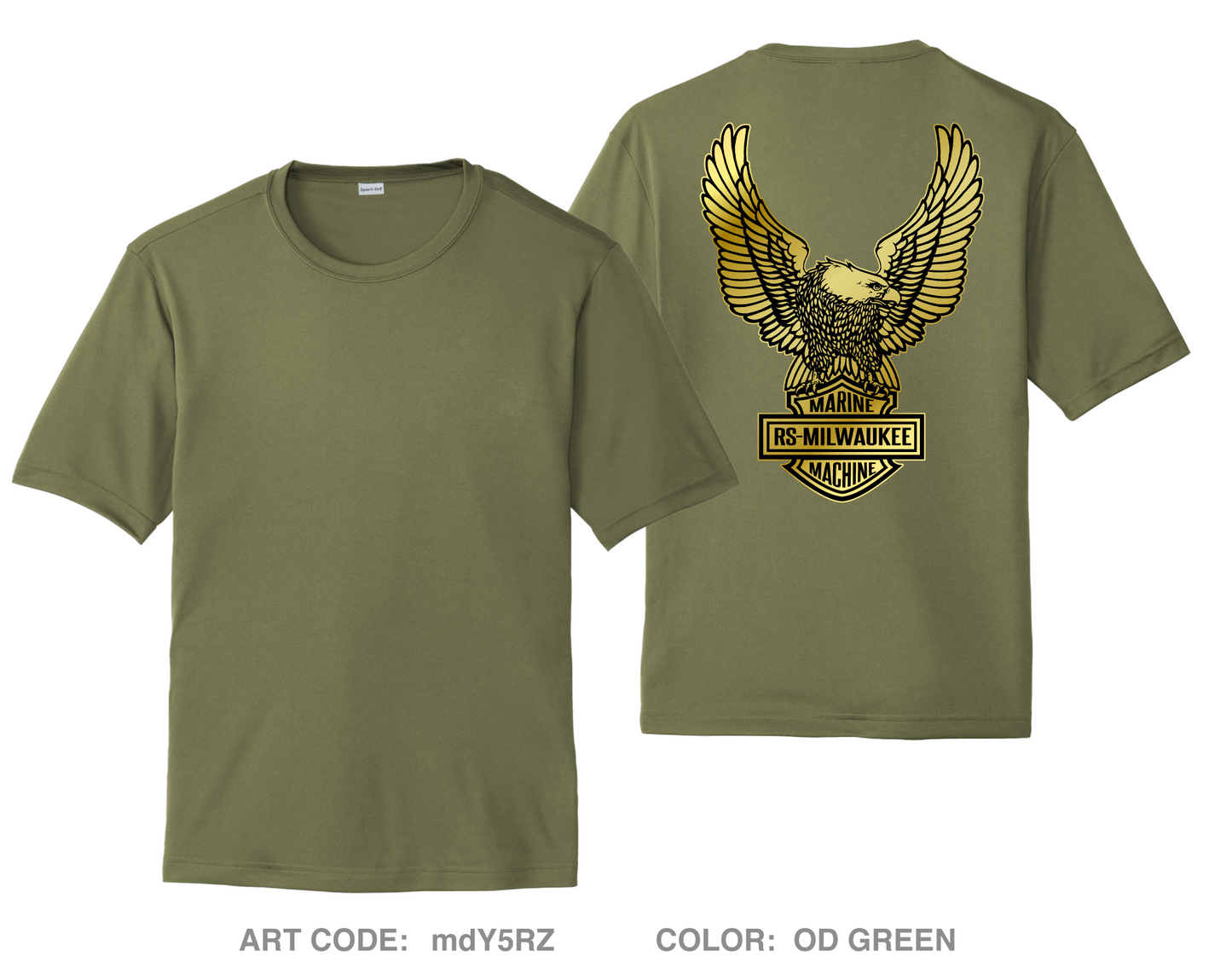 RS Milwaukee Hi-Tech Performance Unisex SS Tee - mdY5RZ