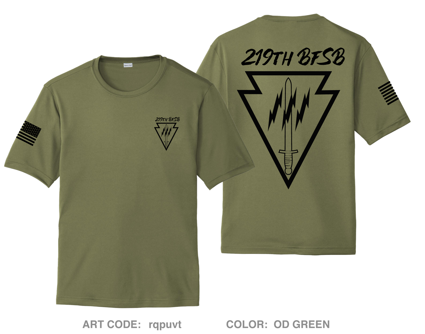 219th Battlefield Surveillance Brigade Hi-Tech Performance Unisex SS Tee - rqpuvt