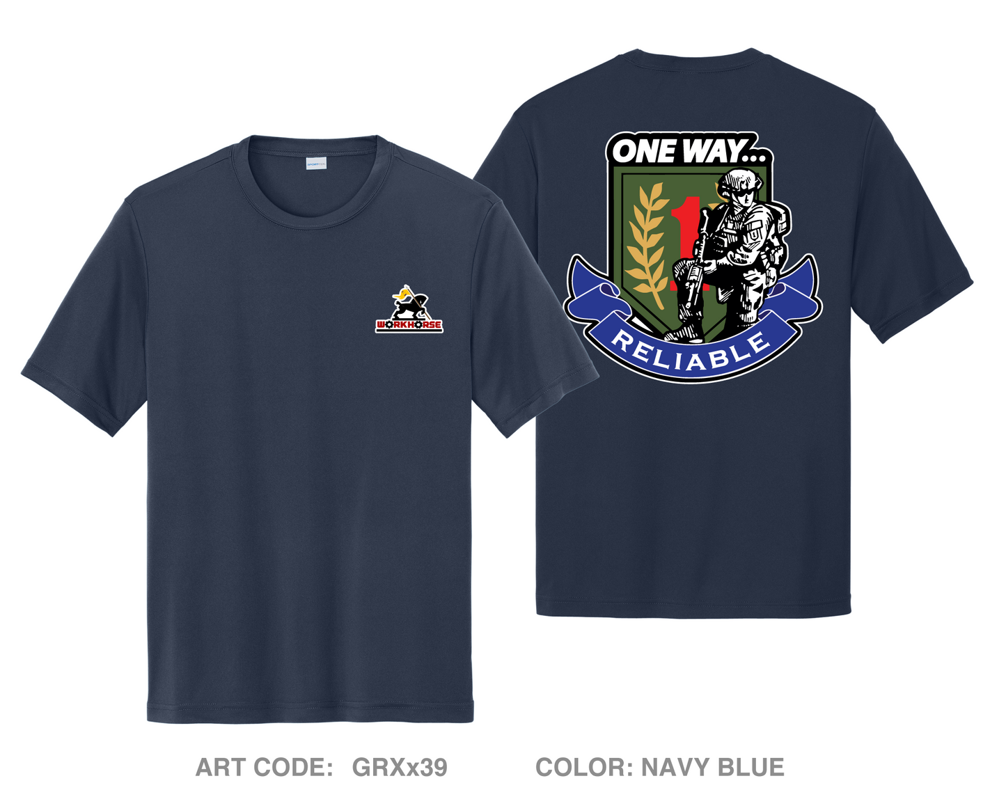 511th Quartermaster Company Hi-Tech Performance Unisex SS Tee - GRXx39