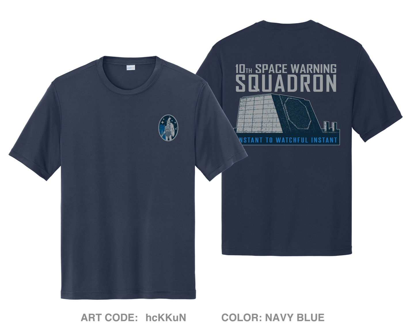 10th Space Warning Squadron Fundraising Collection Hi-Tech Performance Unisex SS Tee - hcKKuN