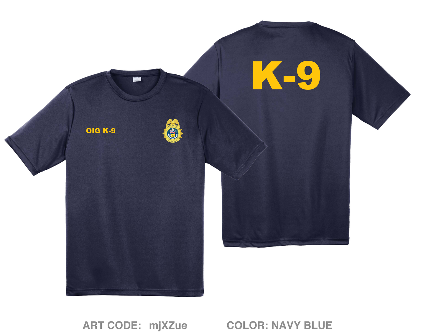 CDOC-OIG K-9 Unit Hi-Tech Performance Unisex SS Tee - mjXZue