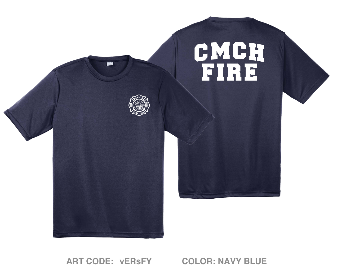 Cape May Court House Fire Dept Hi-Tech Performance Unisex SS Tee - vERsFY